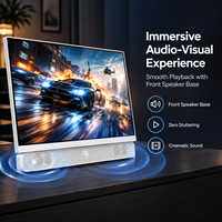Téléviseur intelligent portable à écran tactile de 22 pouces, système d'exploitation WebOS/Google TV/Tizen en option, 1080P LED, batterie intégrée et Wi-Fi, haut-parleurs doubles pour camping-car