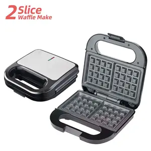 Multi Function 3 In 1 Stick Surface Stainless Steel Deep Grid Sandwich Maker With Egg Cooker