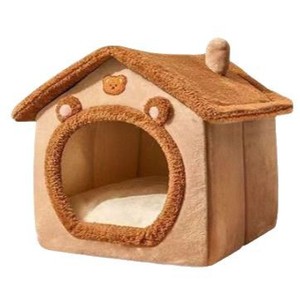 Four Seasons Universal Pet Kennel Winter Warm Small <span class=keywords><strong>Dog</strong></span> <span class=keywords><strong>Bed</strong></span>/Cat House/Villa Material de poliéster al por mayor - Product Image 1