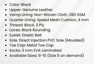 Zapatos de seguridad de cuero genuino para hombre, diseño duradero con cordones, suela resistente, estilo industrial, calzado de trabajo para uso diario. - Product Image 4