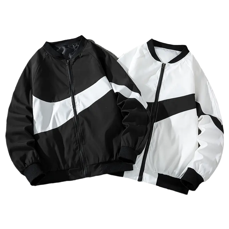 men's clothing Bomber Jacket Thin Slim Long Sleeve baseball Jackets Windbreaker Zipper Windbreaker Male Coat