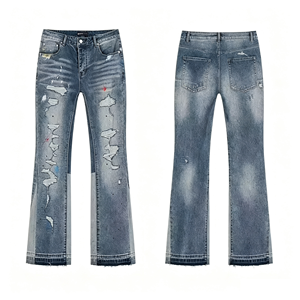 <span class=keywords><strong>Jeans</strong></span> Skinny PUR da Uomo Abbigliamento Pantaloni Y2k Effetto Vissuto di Alta Qualità Nuovo Designer <span class=keywords><strong>Jeans</strong></span> 1.1 - Product Image 3
