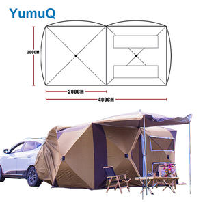 YumuQ Portable <span class=keywords><strong>Camping</strong></span> En Plein Air Facile Pliant Petites Maisons Hors Route Suv Voiture Pick Up Piste 4x4 Tente De Remorque Sur Le Toit - Product Image 6