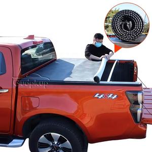 Benext Soft Tri-Folding Tonneau <span class=keywords><strong>Cover</strong></span> para F150 Ranger Jeep Gladiator Navara Pickup Truck Bed Roll-Up <span class=keywords><strong>Cover</strong></span> - Product Image 1