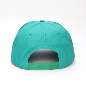 Gorras Personalizadas de 5 Paneles con Logotipo Impreso, Visera Curva, Cierre a Presión, Color Verde - Product Image 6
