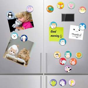 MORCART แม่เหล็กติดตู้เย็นรูปสัตว์น่ารัก ดีไซน์ทันสมัย จำนวน 30 ชิ้น ทำจากเรซิ่น สำหรับตกแต่งไวท์บอร์ดและใช้ในบ้าน - Product Image 5