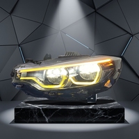 Projecteurs LED pour BMW Série 4 F32 F36 F80 F82 2013-2020, double couleur jaune et blanc, DRL à commutation, lampe de retrofit