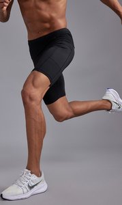 Pantalones Cortos Deportivos de Compresión para Hombre, con Bolsillos de Malla, para Maratón, Gimnasio y Running - Product Image 4