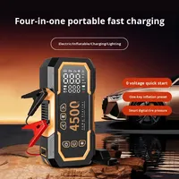 Démarreur de voiture de luxe 12V de Chine, batterie au lithium 16,8V 60C, compresseur d'air portable, démarreur de secours