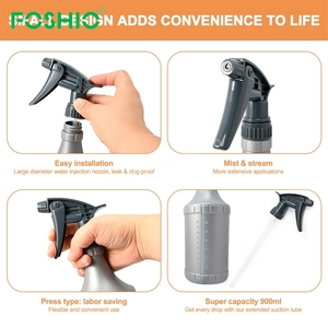 Foshio-botella pulverizadora de plástico para coche, logo personalizado, envoltura de <span class=keywords><strong>vinilo</strong></span> - Product Image 2