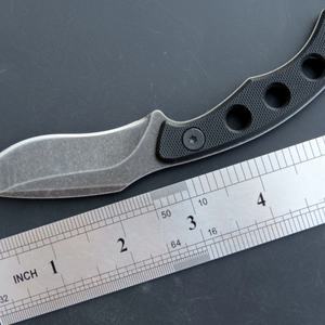 มีดพับสแตนเลส G10 คุณภาพสูงปรับแต่งได้ สำหรับกิจกรรมกลางแจ้ง ตั้งแคมป์ เดินป่า ตกปลา ล่าสัตว์ - มีด DIY OEM - Product Image 3