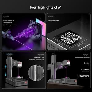 Làm thế nào một máy khắc laser UV tạo ra các dấu sắc nét trên các vật liệu nhạy cảm như thủy tinh và nhựa - Product Image 4