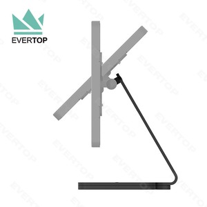 LST13-S Heavy Duty Tabletop <span class=keywords><strong>Tablet</strong></span> kiosk đứng cho iPad an toàn đứng POS <span class=keywords><strong>Tablet</strong></span> hiển thị đứng cho iPad Android tùy chỉnh 8 "10" - Product Image 6