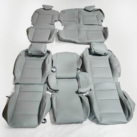 Housse de siège de voiture en cuir NAPA respirante toutes saisons, ensemble complet PRIMEFIT X6 K5 5 pièces, couleur et logo personnalisables