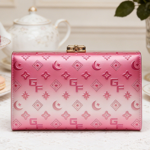 Sac à bandoulière de soirée élégant de luxe de haute qualité avec chaîne, fermeture à boucle, en PU imperméable, sac de banquet professionnel léger et luxueux - Product Image 5