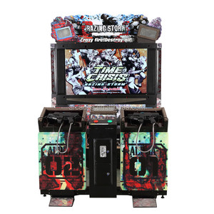 Nhà máy OEM/ODM tùy chỉnh đồng tiền hoạt động trò chơi mục tiêu chụp Mô phỏng trò chơi Arcade Máy 55 "razing Bão cho trung tâm Arcade - Product Image 1