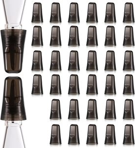 Couvertures de bouteilles d'alcool noires Couvertures de <span class=keywords><strong>bec</strong></span> <span class=keywords><strong>verseur</strong></span> Toppers de barre pour bouteilles Distributeur universel de <span class=keywords><strong>bec</strong></span> translucide anti-poussière - Product Image 1
