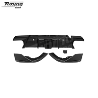 Kit de conversión de coche de calidad perfecta, fibra de carbono seca para BMW X6M F96 2023 + actualización, labio delantero, difusor trasero, faldones laterales, alerones