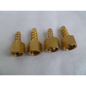 Pressure Reducing Valve Connector Copper Hex <b>Adapter</b> <b>Plug</b> In For Gas Cylinder Oxygen Nitrogen Use - Product Image 1