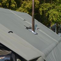 Tente gonflable de camping extérieure 12 places, une pièce, un salon, en tissu Oxford, quatre saisons, imperméable 2000-3000 mm