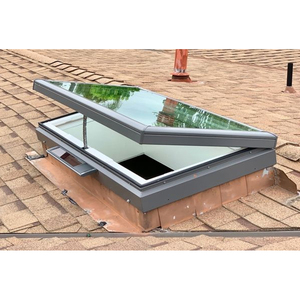 Custom Soundproofing <strong>Skylights</strong> For Residential Houses Top Hung Aluminum Double Glazed Roof Windows Automatic Sliding Vertical - Product Image 5