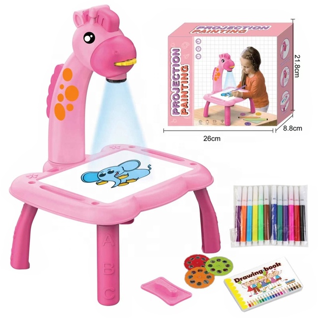 Samtoy Multifunctional Drawing Projector Table Trace and Draw Projector Painting Machine With Light for Boy Girl