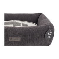 PEPPY BUDDIES Hochwertiges Geometrisches Dekoratives Sofa-Stoff-Rechteckiges Haustier-Hundebett Kissen Wendbar Abnehmbarer Bezug Modern Alles