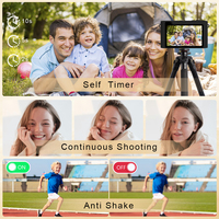 Filtre créatif Hot Shoe pour appareil photo numérique hybride avec capteur CMOS, stabilisation d'image, écran 2-3 pouces, vidéo et audio SD pour l'extérieur
