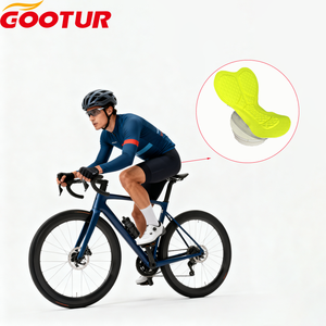 แผ่นเจลรอง3D ซิลิโคนเนื้อนุ่มเป็นพิเศษสำหรับจักรยานเสือภูเขาขี่จักรยานเสือภูเขาขี่จักรยานความสะดวกสบายเป็นพิเศษเบาะนั่งจักรยานกางเกงขาสั้นและถุงน่อง - Product Image 6