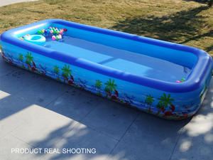 आउटडोर बड़े आयताकार <span class=keywords><strong>inflatable</strong></span> स्विमिंग पूल घर का उपयोग वयस्क pvc पूल 3 मीटर बच्चों के महासागर बॉल वाटर प्ले पूल पूल पूल - Product Image 6