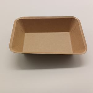 Caja de Almuerzo de Papel Kraft Desechable con Logotipo Personalizado, Contenedor para Ensaladas, Tazón Octagonal de Papel con Tapa - Product Image 6