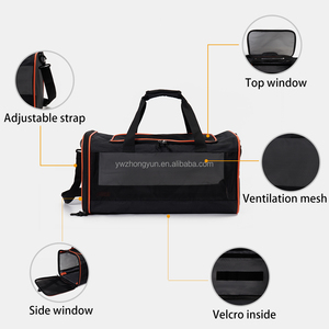 Vente en gros de sacs de transport portables pour chats et chiens avec sangles réglables et maille respirante pour les aventures en plein air - Product Image 3