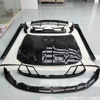 Kit de carrosserie en fibre de carbone sèche de haute qualité Style Pk pour BMW M3 M4 G80 G82 Kit de carrosserie de capot de diffuseur arrière de lèvre avant