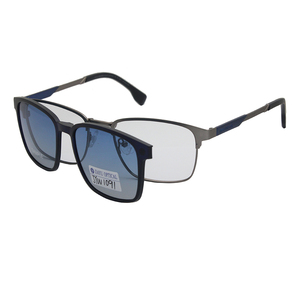 Venta al por mayor estilo de moda ojo miopía <span class=keywords><strong>gafas</strong></span> <span class=keywords><strong>clip</strong></span> magnético en <span class=keywords><strong>gafas</strong></span> de sol metal prescripción marcos ópticos - Product Image 1