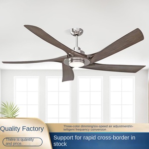 Morden Style Mute Design 5 ABS Blade Motor de cobre puro Led Lámpara de ventilador de techo con control remoto - Product Image 5
