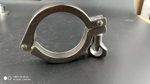 Duy Nhất Pin Loại 200G Vệ Sinh Nặng Thép Không Gỉ SS304 Chất Liệu Ống Kẹp Đúc Kỹ Thuật 2 "Tri Kẹp Bản Lề Duy Nhất Bản Lề Kẹp - Product Image 4