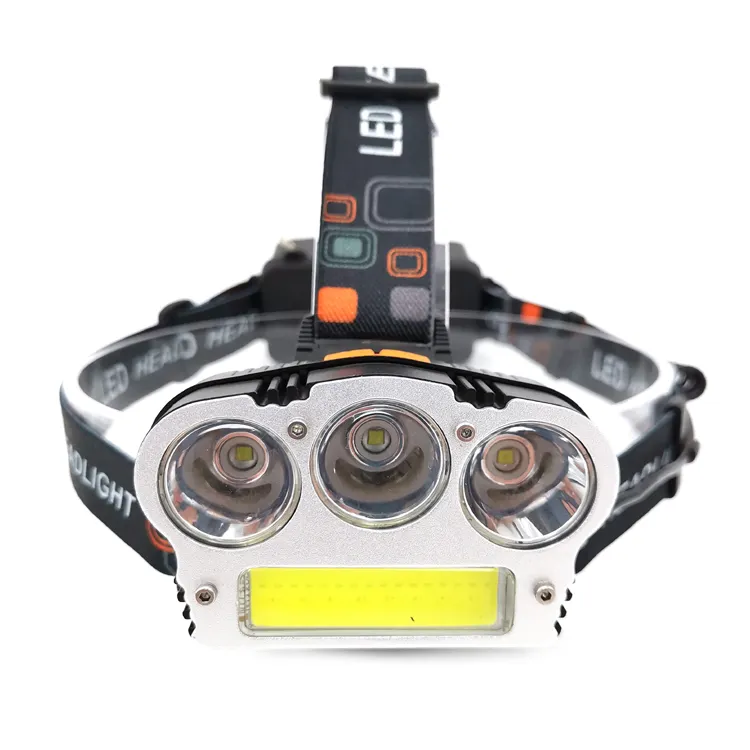 Amazon hot sales hige bright 1000 lumens 18650 battery head lamp Rechargeable COB Headlamp