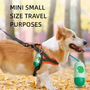 Dispensador portátil de bolsas de basura para excrementos de perro, accesorio para caminar al aire libre, con logotipo personalizado - Product Image 4