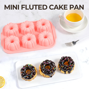 MUYULINS Factory Beige 6-Cup LFGB Non-Stick BPA Free Metal Reinforced Frame Large <b>Silicone</b> Cupcake Pan American Muffin Tray - Product Image 4