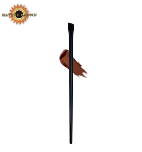 Vente chaude haut de gamme manche en bois Eyeliner brosse crayon à sourcils Application <span class=keywords><strong>Ultra</strong></span>-Fine Angle plat brosse à sourcils - Product Image 1
