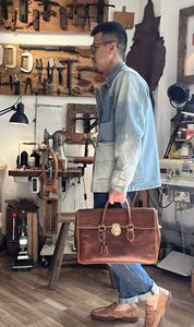 Borsa Multifunzionale da Uomo Artigianale e Alla Moda, Alta Qualità, Vera Pelle. Borse Business - Product Image 5