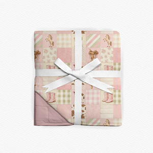 Coperta Pesante per Neonati con Stampa Cartoon, Reversibile a Doppio Lato in Viscosa di Bambù, Coperta per Passeggino e Pisolino - Product Image 6