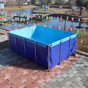 Réservoirs de bâche en PVC durables personnalisés bon marché pour l'étang de pêche de pisciculture Agents de recrutement de 10000 litres - Product Image 6
