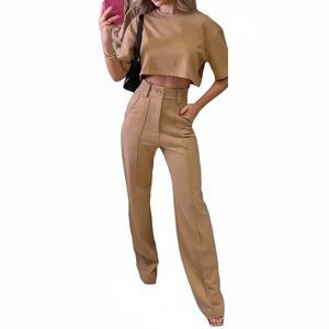 Trajes de jogging con capucha y cremallera personalizados para mujer, chándal para mujer, conjuntos de dos piezas, conjunto para mujer 2025 - Product Image 1