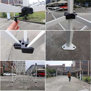 Hochwertiger Faltpavillon mit Stahlrahmen nach Maß, 10x10 Fuß, vollfarbiger Druck, Pop-Up-Pavillon direkt ab Werk - Product Image 5