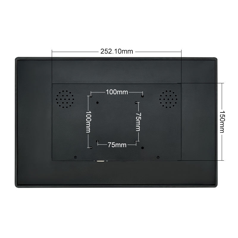 High Brightness 17.3 Inch IPS HD Open Frame LCD Monitor Embedded Metal Case Non-Touch/Touch Screen for Industrial Desktop Use