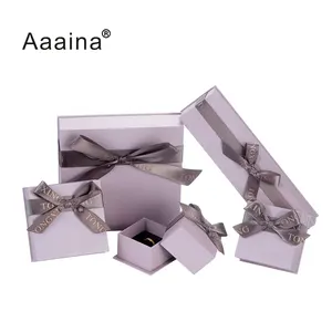 Boîte pour boucles d'oreilles en carton, petit coffret rose pour bijoux, emballage cadeau, 5 pièces