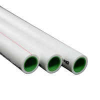 Tubes en plastique PPR à haute pression résistants à la chaleur durables pour l'application du fabricant de plomberie d'eau chaude et froide