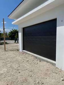 Digah Meilleure Vente Personnalisé Automatique Sectionnel Électrique Double Peau Bois Voiture Portes de Garage pour Villa - Product Image 4