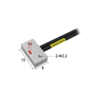 Sonde optique à installation facile R2 Tough Flex Diffuse Reflection Fiber Optical Sensor Head Replace for FU-43TZ